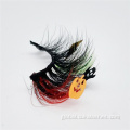 Halloween Fake Eyelashes colorful costume false eyelashes 3d halloween fake eyelashes Supplier